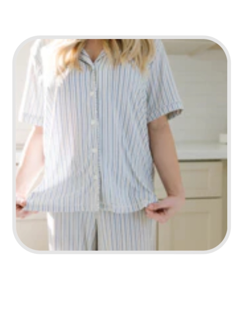 GOOSEBUMPS Pajama Set Beach House - Short Sleeve** Button-Up top and long pants